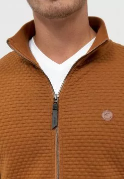 INDICODE JEANS BERMIE - Sweat à Capuche Zippé - Mottled Brown -INDICODE JEANS Boutique cfc026321b7e49dfb280561bb1452f88