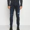 INDICODE JEANS EDWARDS - Jean Slim - Brushed Rinse