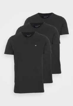 INDICODE JEANS SNYDER 3 PACK - T-shirt Basique - Black -INDICODE JEANS Boutique d0dc1e9767fd43779db522ded65ecedd