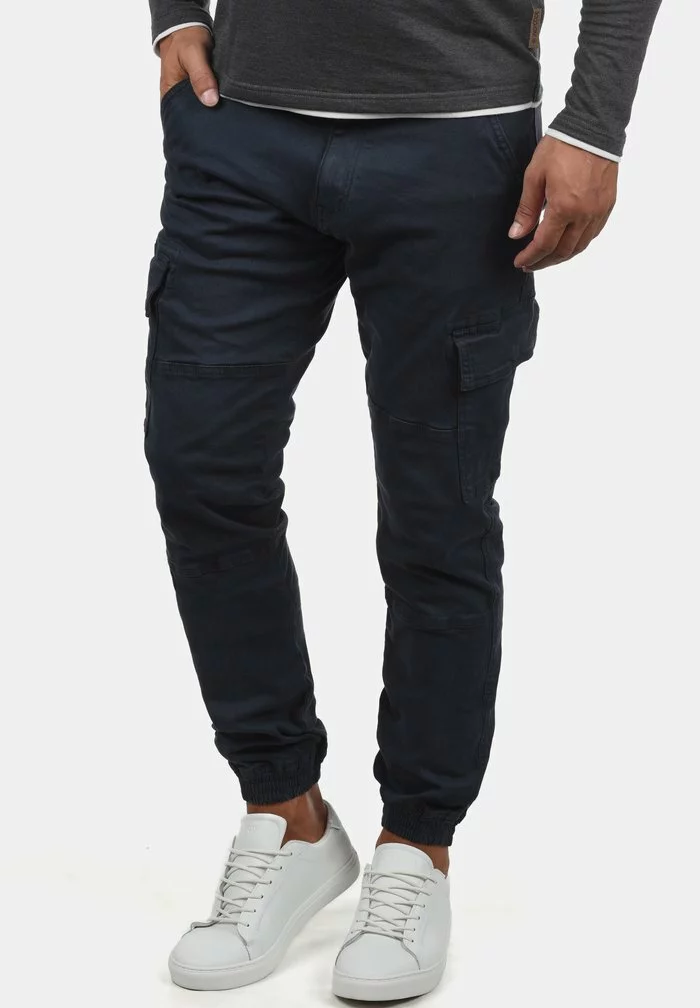 INDICODE JEANS IDBROMFIELD - Pantalon Cargo - Navy 1 INDICODE JEANS IDBROMFIELD - Pantalon Cargo - Navy