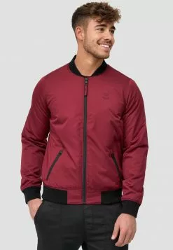 INDICODE JEANS Blouson Bomber - Bordeaux