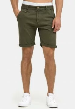 INDICODE JEANS CASUAL FIT - Short - Grün Army