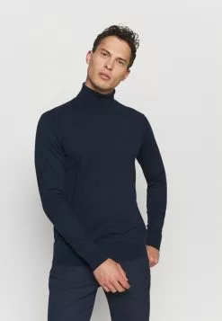 INDICODE JEANS BURNS - Pullover - Navy