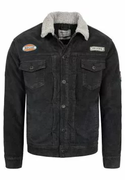 INDICODE JEANS BEARD - Veste En Jean - Black -INDICODE JEANS Boutique d2a05265c825441e8a0fec155c8e1dbb