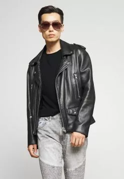 INDICODE JEANS NOVAST - T-shirt Imprimé - Black -INDICODE JEANS Boutique d318c74a5d3e419bb5e8dd4eff2dbf3c