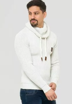 INDICODE JEANS KESHAWN - Pullover - Weiss