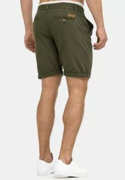 INDICODE JEANS CASUAL FIT - Short - Grün Army -INDICODE JEANS Boutique d40bd7b9b07341279c1832ecff7c51ee