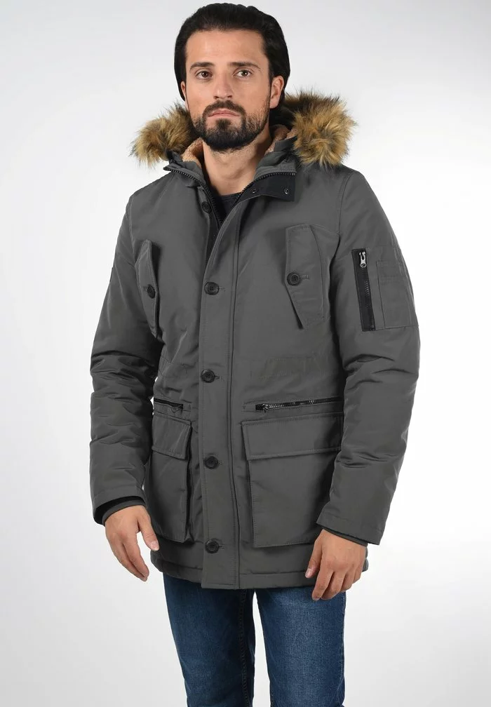 INDICODE JEANS IDRUFFY - Veste D'hiver - Forged Iron 1 INDICODE JEANS IDRUFFY - Veste D'hiver - Forged Iron