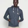 INDICODE JEANS QUINBY - Sweat à Capuche Zippé - Navy Mix