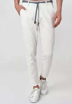 INDICODE JEANS BRYNE - Chino - Offwhite
