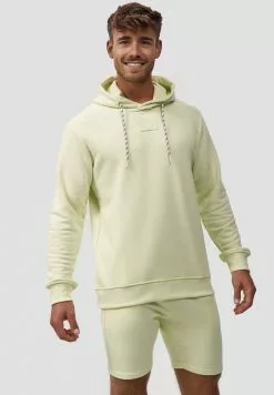 INDICODE JEANS BENTLEY - Sweat à Capuche - Lime Cream