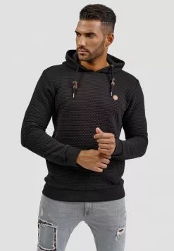 INDICODE JEANS Sweatshirt - Black -INDICODE JEANS Boutique d62fcaad751b4c03be80aca7ca494883