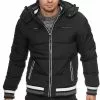 INDICODE JEANS MARLON - Veste Mi-saison - Black