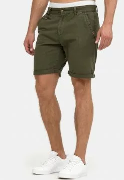 INDICODE JEANS CASUAL FIT - Short - Grün Army -INDICODE JEANS Boutique d6c0ca2596234349851ce2023b4bbade