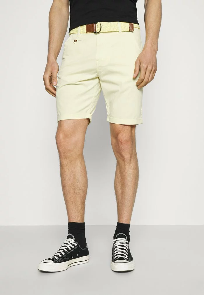 INDICODE JEANS CONER - Short - Pale Banana 1 INDICODE JEANS CONER - Short - Pale Banana