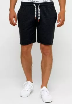 INDICODE JEANS ALDRICH - Short - Black Mix