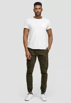INDICODE JEANS HAWKINS - Pantalon Cargo - Forest -INDICODE JEANS Boutique d7eaed7ab92f42b689c0aa8485650c91