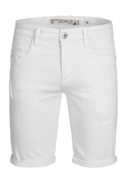 INDICODE JEANS CUBA CADEN - Short En Jean - Offwhite -INDICODE JEANS Boutique d858149032d04b7eb53f23f4bd59e38f
