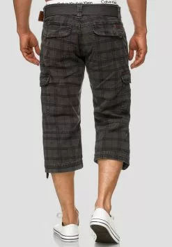 INDICODE JEANS MIT GÜRTEL NICOLAS - Short - Raven -INDICODE JEANS Boutique d86f14c34b1e405d9d546781e58a799f