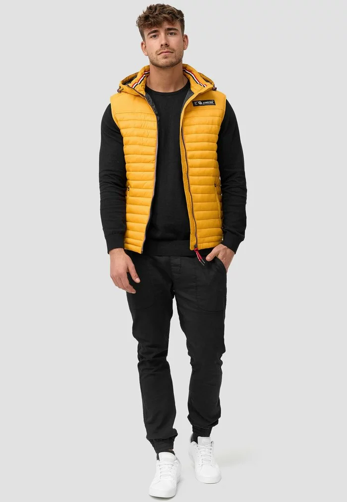 INDICODE JEANS Veste Sans Manches - Lemon Pie 2 INDICODE JEANS Veste Sans Manches - Lemon Pie – Image 2