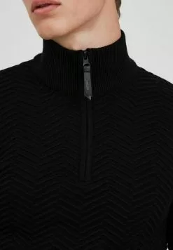 INDICODE JEANS IDBANJAMON - Pullover - Black -INDICODE JEANS Boutique daa46884733148eba3fc7924b95a9eca