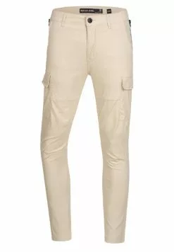 INDICODE JEANS Pantalon Cargo - Beige -INDICODE JEANS Boutique db0b4e9c5e38436eb7a11aa4d94bf5e8