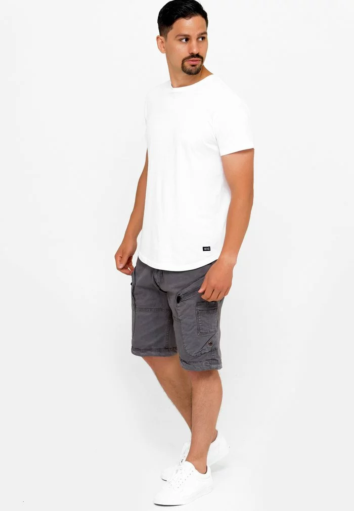 INDICODE JEANS BOSA - Short - Pewter 2 INDICODE JEANS BOSA - Short - Pewter – Image 2