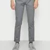 INDICODE JEANS EBERLEIN WITH ROLLED UP - Pantalon Classique - Grey Mix