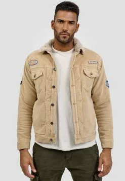 INDICODE JEANS BEARD - Veste En Jean - Cornstalk