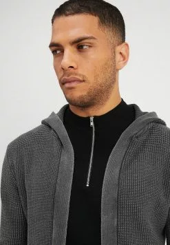 INDICODE JEANS GRAHAM - Gilet - Raven -INDICODE JEANS Boutique db58f0ee9f364a5c8bcb4b77e6a06a5b