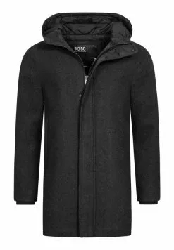 INDICODE JEANS MANTEL MARKS - Veste D'hiver - Charcoal Mix -INDICODE JEANS Boutique dbd24e264fd7480f80b67ceabac7e7c2