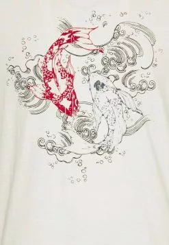 INDICODE JEANS KOI - T-shirt Imprimé - Marshmellow -INDICODE JEANS Boutique dc9bcfb6ac6d42b9bb1b58a201383c6b