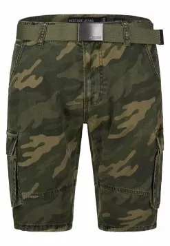 INDICODE JEANS BLIXT - Short - Mottled Dark Green 11 INDICODE JEANS BLIXT - Short - Mottled Dark Green -INDICODE JEANS Boutique dcd7af77cdd94689b7a788ebf84f61d2