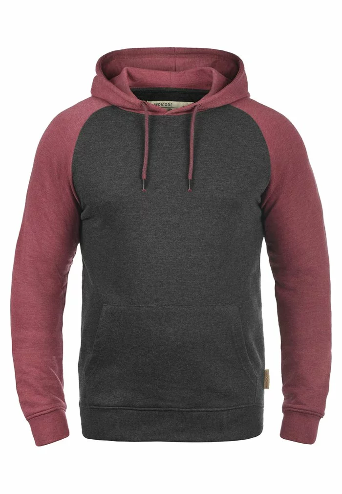 INDICODE JEANS IDELLIOT - Sweat à Capuche - Charcoal/wine 3 INDICODE JEANS IDELLIOT - Sweat à Capuche - Charcoal/wine – Image 3