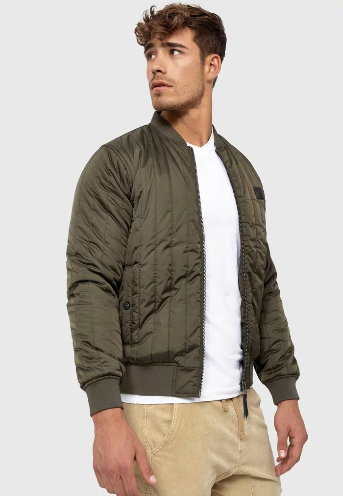 INDICODE JEANS Veste D'hiver - Army 4 INDICODE JEANS Veste D'hiver - Army – Image 4