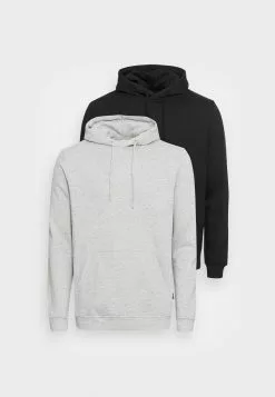 INDICODE JEANS HALE 2 PACK - Sweatshirt - Grey/black -INDICODE JEANS Boutique dd99998264b04069b77a659a1406f722