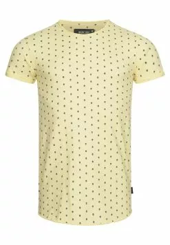 INDICODE JEANS BATCHNORD - T-shirt Imprimé - Pale Banana
