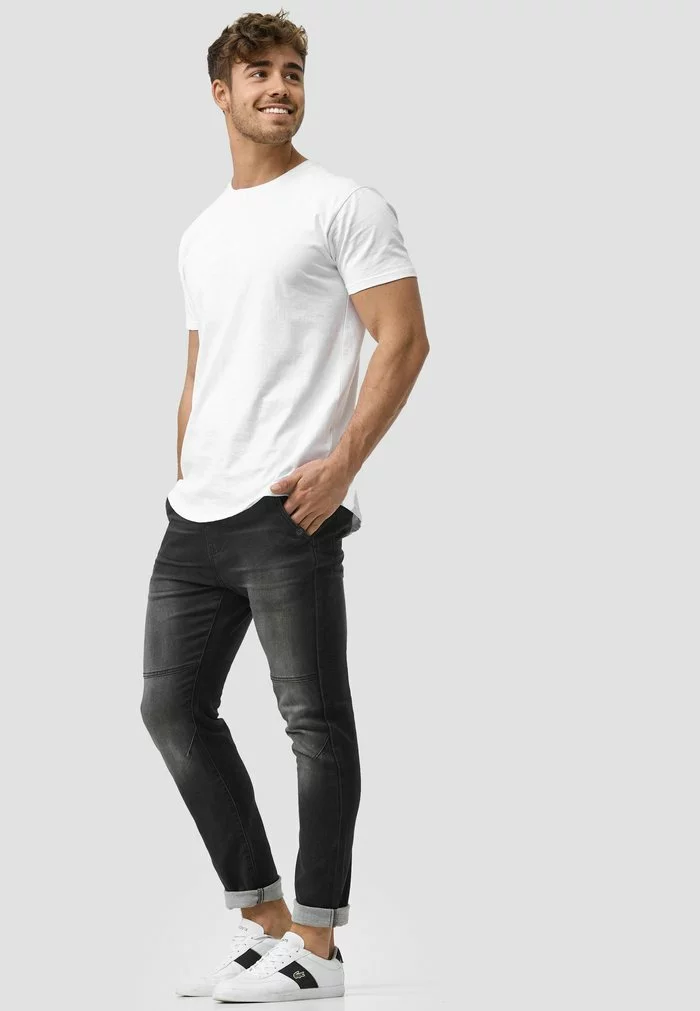 INDICODE JEANS FABRIZIO - Jean Slim - Vintage Black 2 INDICODE JEANS FABRIZIO - Jean Slim - Vintage Black – Image 2