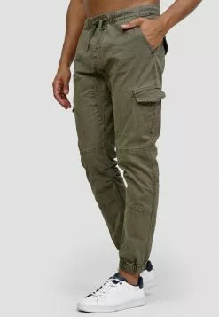 INDICODE JEANS Pantalon Cargo - Army -INDICODE JEANS Boutique de4089cd2b264f5ab076f3813c274a27