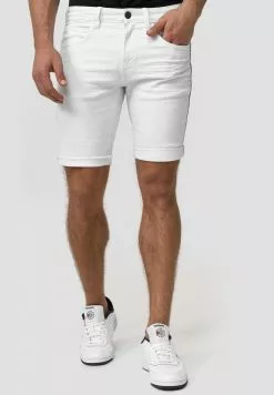INDICODE JEANS Short En Jean - Off-white