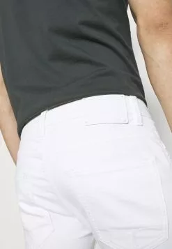 INDICODE JEANS COMMERCIAL KEN HOLES - Short En Jean - Offwhite -INDICODE JEANS Boutique df19de8f84b64789b9be892f76f80054