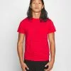 INDICODE JEANS ECKLEY - T-shirt Imprimé - Goji Berry