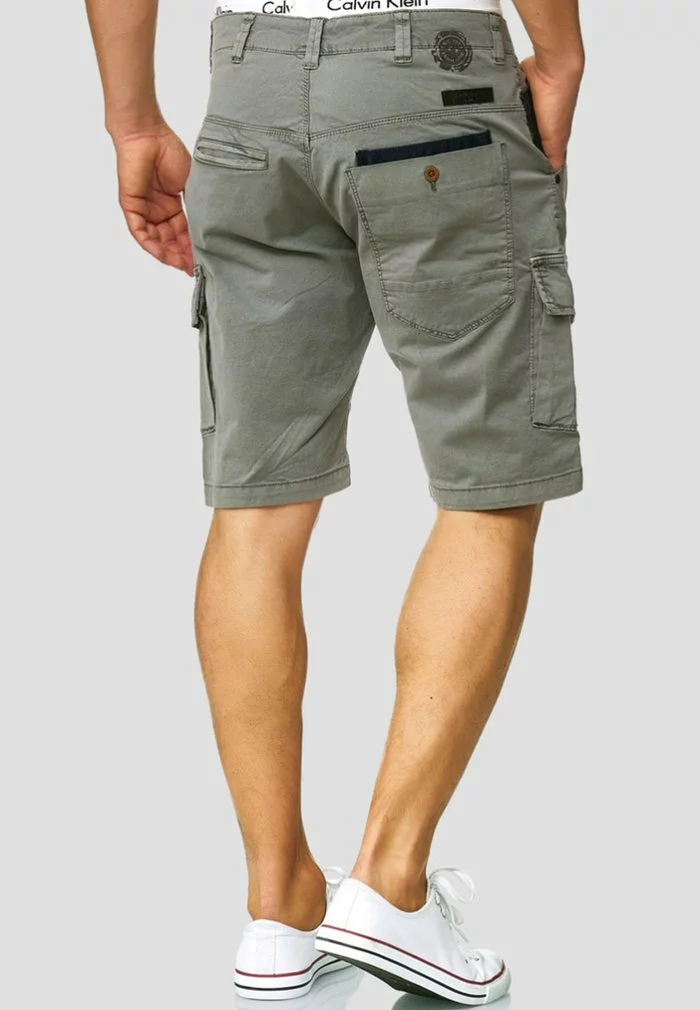 INDICODE JEANS Short - Dark Grey 3 INDICODE JEANS Short - Dark Grey – Image 3
