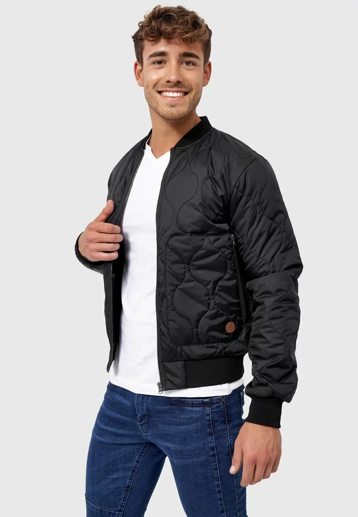 INDICODE JEANS HICKMAN - Blouson Bomber - Black 1 INDICODE JEANS HICKMAN - Blouson Bomber - Black
