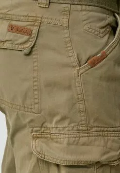 INDICODE JEANS MIT GÜRTEL NICOLAS - Short - Greige -INDICODE JEANS Boutique e0730c1942bb41269f2b364380e1ea33