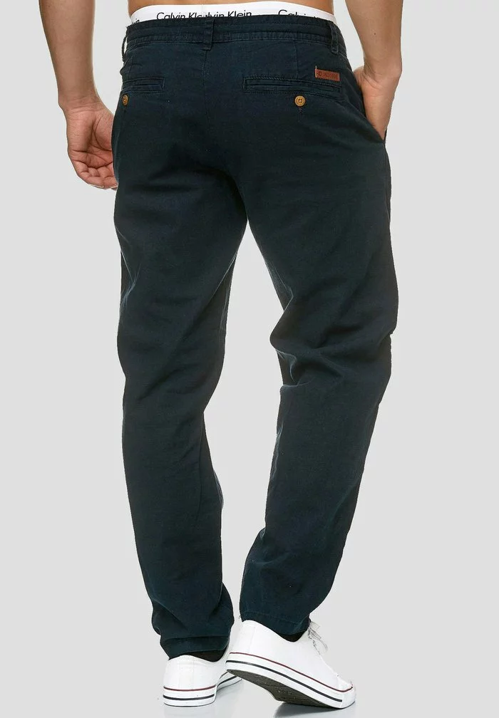 INDICODE JEANS BOULWARE - Pantalon Classique - Navy 3 INDICODE JEANS BOULWARE - Pantalon Classique - Navy – Image 3