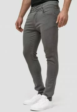 INDICODE JEANS MILOS - Jean Slim - Pewter -INDICODE JEANS Boutique e0ccc9f2827144638158d47c72961f90