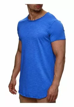 INDICODE JEANS WILBUR - T-shirt Imprimé - Blau