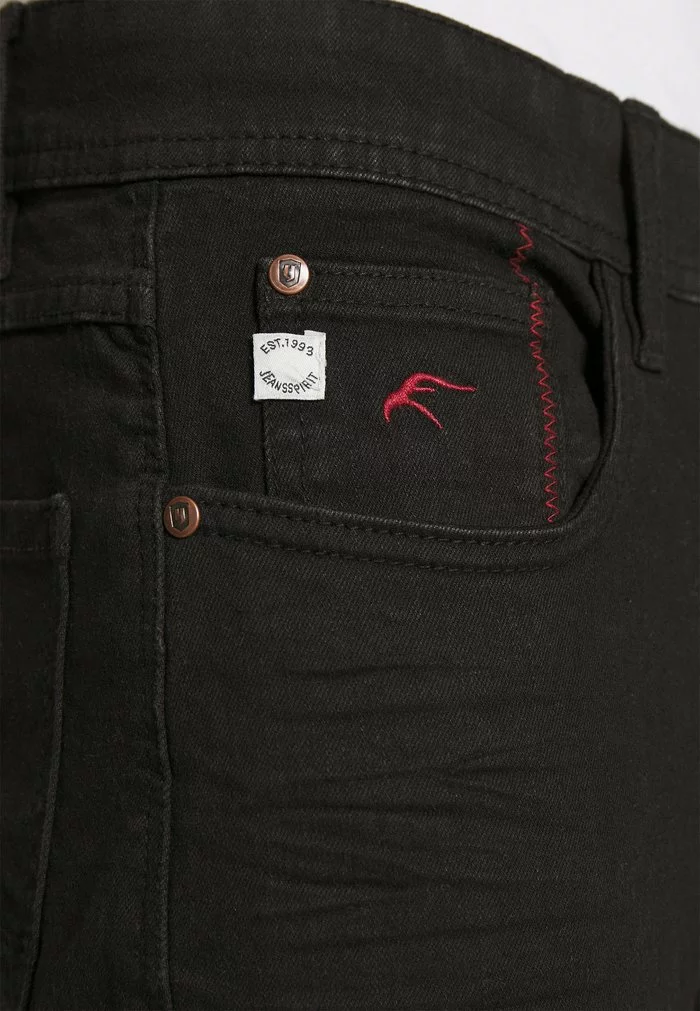 INDICODE JEANS POTTS - Jean Slim - Black Black 6 INDICODE JEANS POTTS - Jean Slim - Black Black – Image 6