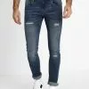 INDICODE JEANS PALMDALE - Jean Slim - Medium Indigo